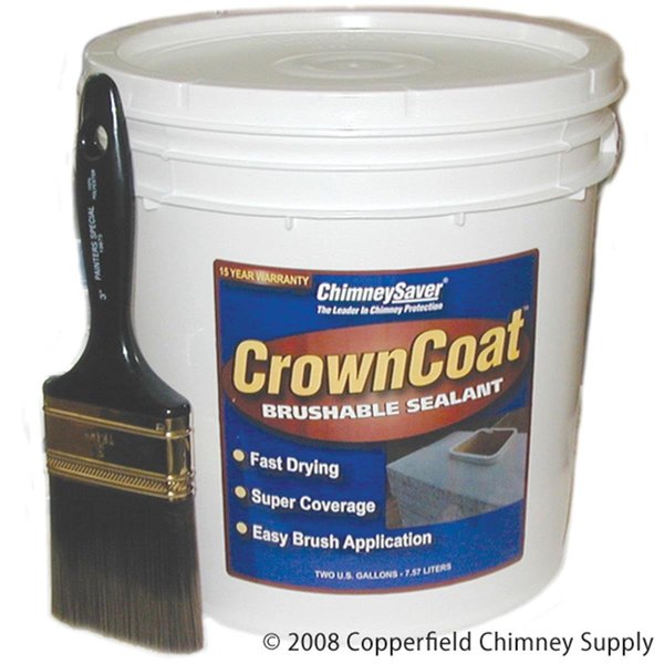 Integra Miltex Saver Systems CrownCoat Brushable Water Sealant 2-Gallon covers 40 sq. ft. Per Gallon CD62261
